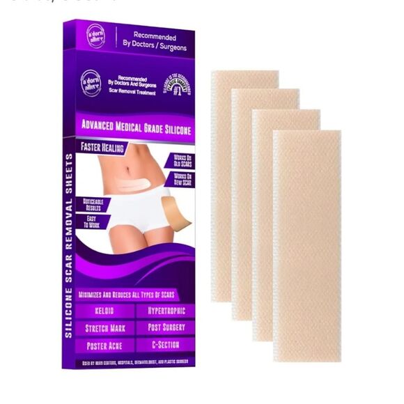 Advanced Medical Grade Silicone Scar Removal Sheets - Purple - Picture 1 of 5